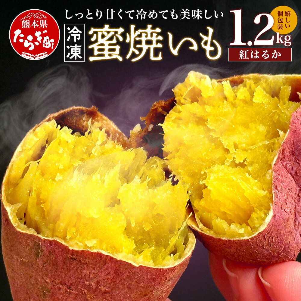 【ふるさと納税】2024年11月～順次発送【冷凍】 蜜 焼いも 真空 合計1.2kg （120g×10袋）しっとり 甘い 焼芋 焼き芋 ヤキイモ やきいも おいも さつまいも 野菜 さつま芋 紅はるか 個包装 特殊製法 スイーツ デザート お菓子 おやつ 九州産 国産 熊本県 多良木町 送料無料