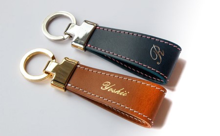 【名入れ】SOキーリング ブッテーロ ヌメ革 牛革 SOキーリング