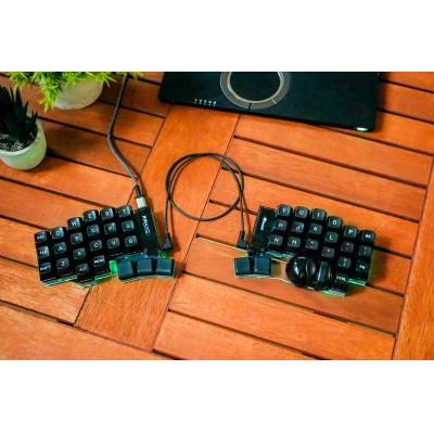 ふるさと納税 飛騨市 トラックボール付き40%左右分割キーボードキット Keyball44 黒