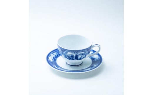 
タカラダオリジナル・横浜Before&Nowティー・コーヒー兼用カップ＆ソーサー
