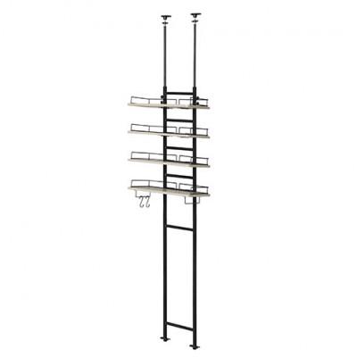 ふるさと納税 大河原町 つっぱりランドリーラック ブラック/アッシュグレー アイリスオーヤマ[53753034] |  | 02