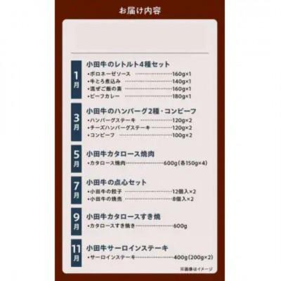 ふるさと納税 南九州市 【発送月固定定期便】「小田牛」定期便〜縁〜全6回 |  | 03