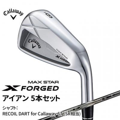 ふるさと納税 柏市 ゴルフクラブ キャロウェイ X FORGED MAX STAR 5本 RECOIL DART 6T