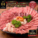 【ふるさと納税】【のし付き】【お中元】バラエティー焼肉セット(合計900g)つけダレ付【配送不可地域：離島】【1409755】