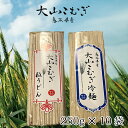 【ふるさと納税】DK02：鳥取県産大山こむぎ麺セット（粒うどん・冷麺）10袋