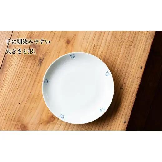 G448p 〈嘉久正窯〉千鳥 6寸皿 取り皿 2枚セット 手描き 染付 食器 皿 ケーキ皿 パン皿 盛り皿