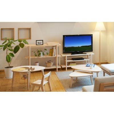 ふるさと納税 旭川市 旭川家具　cosine　リビングシェルフ 85　メープル_00091