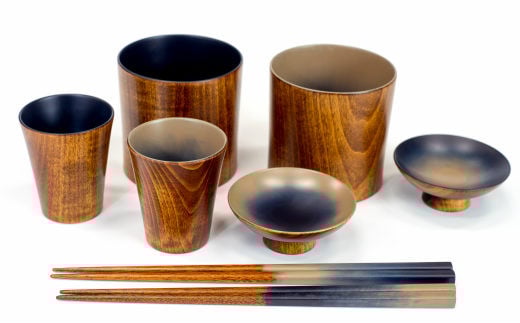 【漆器】宙模様フリーカップ　宙模様シリーズ 【697】