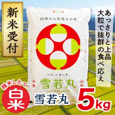 ふるさと納税 最上町 【令和8年産先行受付】山形県産雪若丸5kg(白米)