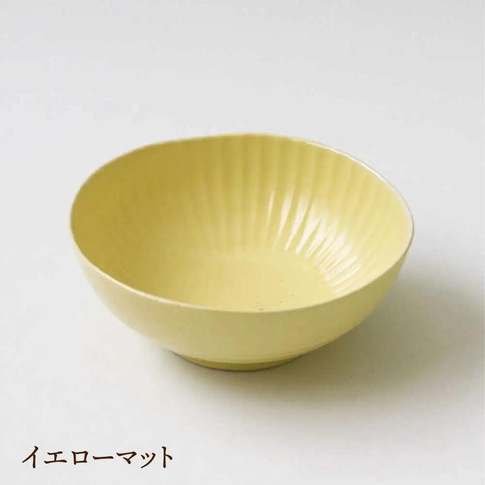 【波佐見焼】しのぎ 小付 小鉢 パステル 4枚セット 食器 皿 【一龍陶苑】 [CC37]  波佐見焼