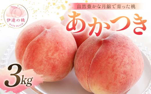 自然豊かな月舘で育った桃 あかつき3kg（9～12玉） 桃 もも モモ 果物 くだもの フルーツ 名産品 国産 食品 F21C-053