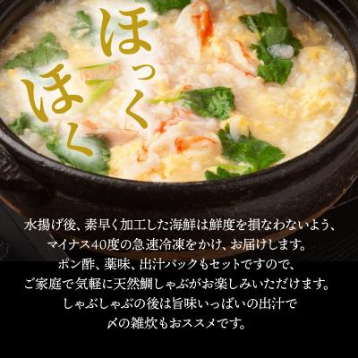 ふるさと納税 国東市 国東海鮮おススメ2種のしゃぶしゃぶ「天然鯛&はも」_29011B |  | 02