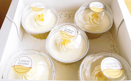 14-74 cafe ほの香のレモンシトロンムース 5カップセット