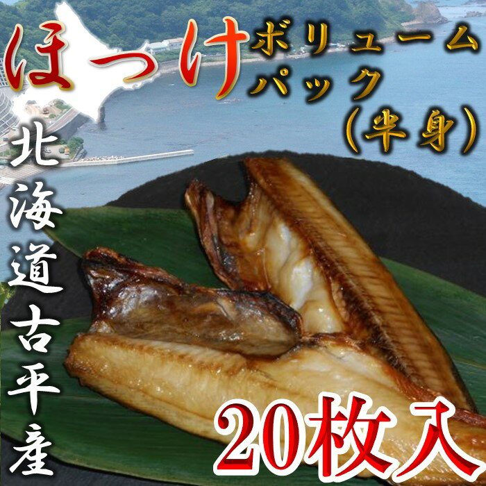 【ふるさと納税】開き ほっけ ボリュームパック （半身）【 真ホッケ ホッケ &#171581; 海鮮 魚介 魚介類 海の幸 ご飯のお供 米 贈答 ギフト 人気 北海道 】