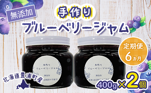 【定期便6カ月】北海道 豊浦町産 無添加手作り ブルーベリージャム400g×2個 TYUS012 | ジャム ブルーベリー ジャム ブルーベリー ジャム ブルーベリー ジャム ブルーベリー ジャム ブルーベリー ジャム ブルーベリー ジャム ブルーベリー ジャム ブルーベリー ジャム ブルーベリー ジャム ブルーベリー ジャム ブルーベリー ジャム ブルーベリー ジャム ブルーベリー