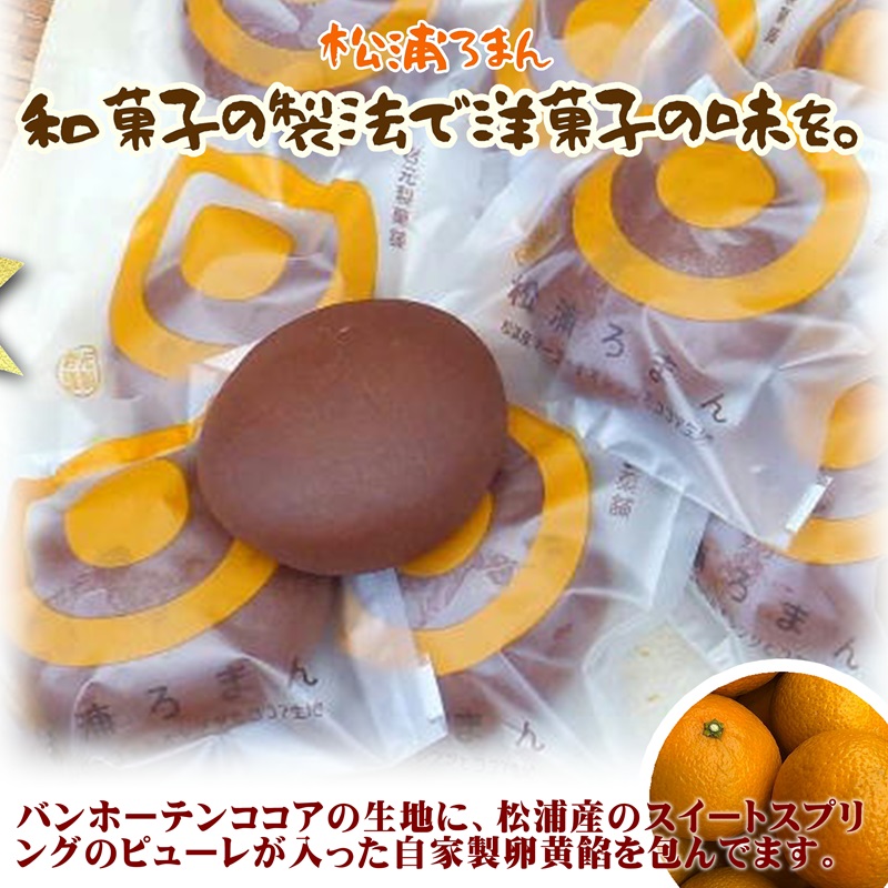 第19回全国菓子大博覧会で金賞受賞「長崎カステラ」1本とココアにオレンジ風味の餡が絶妙「松浦ろまん」5個( 和菓子 スイーツ デザート おやつ カステラ 長崎 お菓子 松浦市 )【B1-140】