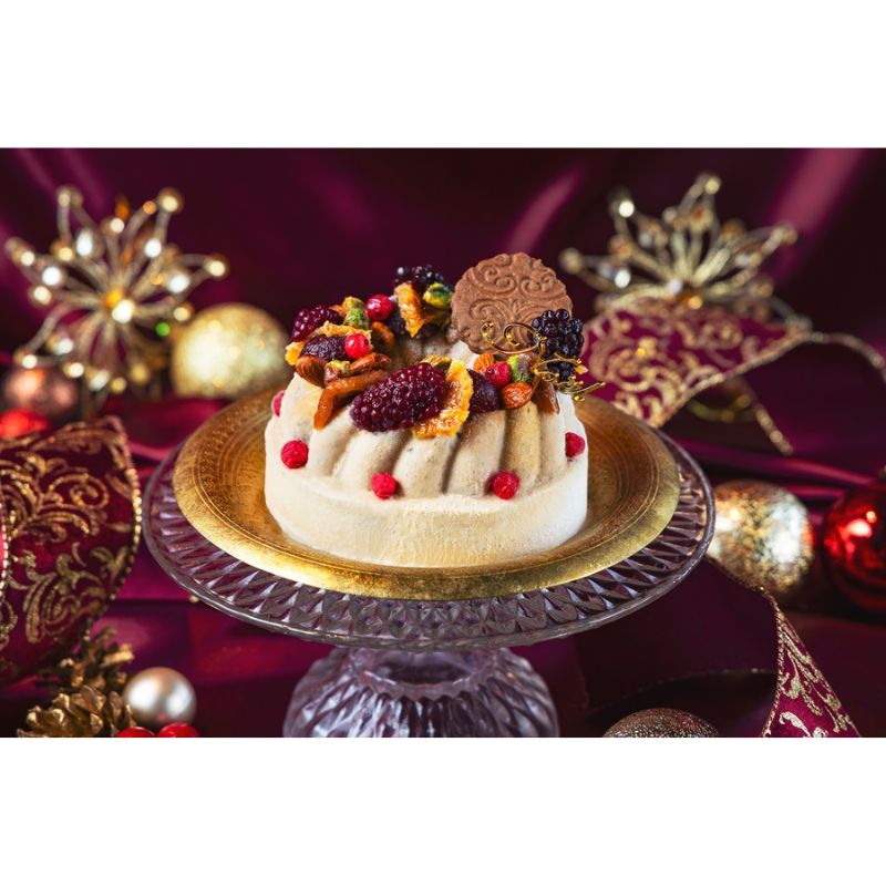 【ふるさと納税】クリスマスプディング【アイスケーキ】[52210965]　お届け：到着日を指定できます。2025年12月20日～12月25日のいずれかをお選びください。ご希望の日時を備考欄にご記入ください。