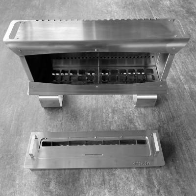 ふるさと納税 いわき市 【CURVAPOD】焚き火台UKA &amp; 専用バイオエタノールユニットYURAセット【複数個口で配送】