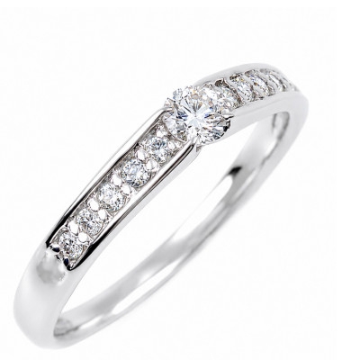 
                  プラチナ ダイヤモンドリング 0.26CT  R3799DI-P2 #16【1754241】
                