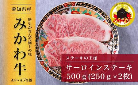 【みかわ和牛】特選和牛サーロインステーキ　　　250ｇ×2枚