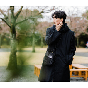 【巾着型でも片手で開けれる】　Enjyu 2　Super water repellent｜人気バッグ おすすめトート［巾着型 ショルダートート Enjyu 2 Super water repellen