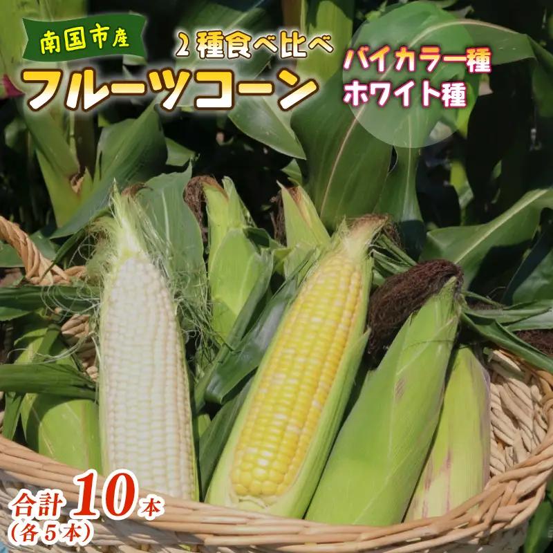 【2027年先行予約】とうもろこし 2種食べ比べ 10本（バイカラー ホワイ）とうもろこし スイート コーン