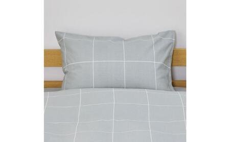 ホームコーディ　まくらカバー（柄） 43cm×63cmまくら用 グレー1 イオンリテール 寝具