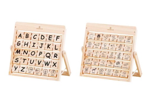 IKONIH アルファベット / おもちゃ 子供 こども オモチャ 玩具 プレゼント お祝い 木 出産祝い 安全 オーガニックトイ ファーストトイ ままごと おままごと キッチン アイコニー【kip0