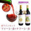 【ふるさと納税】受賞歴赤ワインセット　ふるさと納税限定　フォーレ＆ナドーレ　飲み比べ　計2本