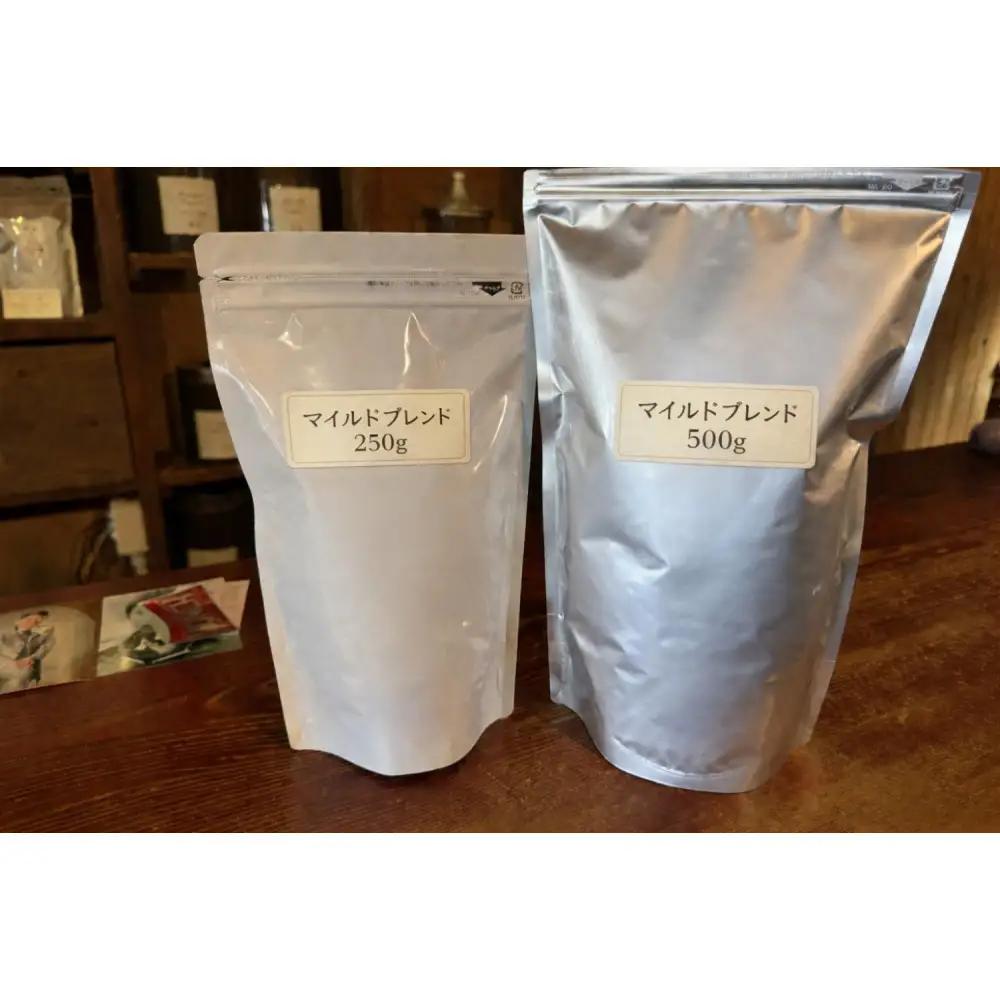 「珈」Bマイルドブレンド 500g コーヒー豆 コロンビア 【飲みやすい深煎り】と 紀州ネルドリッパー