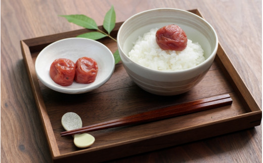 紀州南高梅「農家の梅」はちみつ梅（塩分約3％、レモンパウダー入り）・しそ漬（塩分約7％）のセット 各600g  / 紀州南高梅 南高梅 梅干し 梅干 梅 うめ 和歌山 田辺市 肉厚 お米 おにぎり 焼