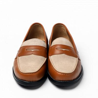 ふるさと納税 大和郡山市 紳士靴　ローファー　Coshaer1310 BROWN&CAMEL　 25.0cm |  | 02