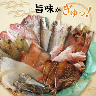 ふるさと納税 糸島市 塩にもこだわり玄海の海旬の干物大満足セット(5〜6人向け)【福ふくの里】[ALD004] |  | 01
