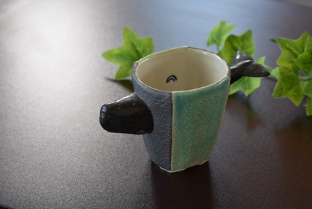 ＜鯨カップ＞(1個)珈琲・お茶・焼酎などお楽しみください！【A-0404-sr】【紫麓窯】