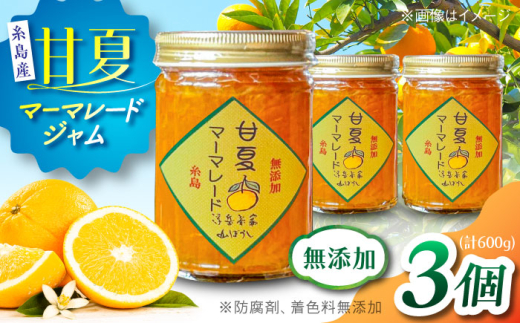料亭「浮岳茶寮」の甘夏マーマレードジャム 3個セット 糸島市 / 合資会社アコート / ジャム パン [AAK005]