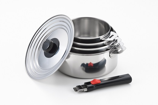 
                  郷技 着脱式ハンドル鍋4点セット FC025060
                