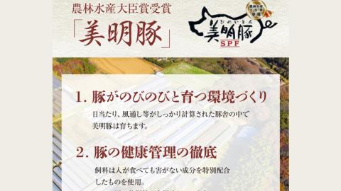 【茨城県共通返礼品／行方市】 美明豚 × 常陸牛 スライス 約1kgセットD （美明豚モモ約700g 常陸牛ロース約300g 計約1kg） [CF012ya]