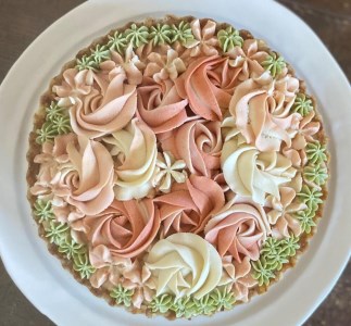 ビーガン  Ｒａｗフラワーケーキ 18cm ヴィーガンスイーツ  CA002 