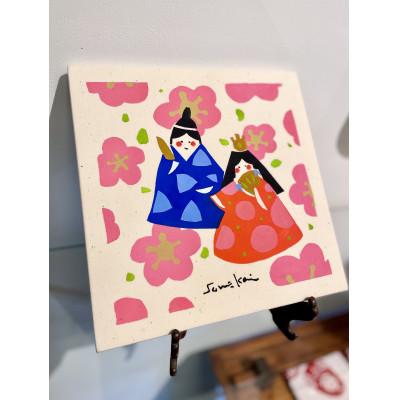 ふるさと納税 竹田市 型染めパネル【おひなまつり】 |  | 01