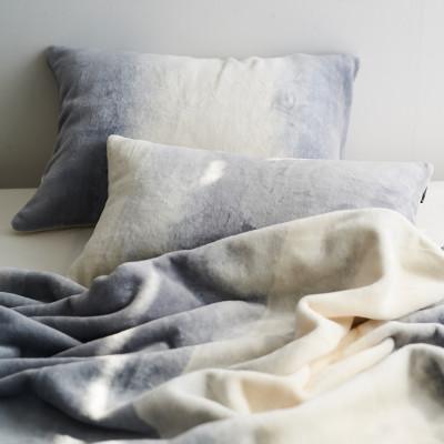 ふるさと納税 泉大津市 天然由来の抗菌加工 コットン ふわふわ ピローケース 綿毛布 【LOOM&SPOOL】グレー |  | 03
