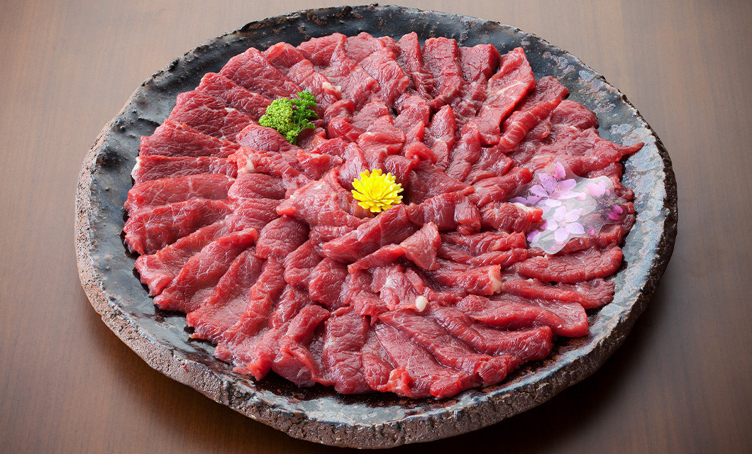 熊本 馬刺し 上霜降り (トロ) 500g