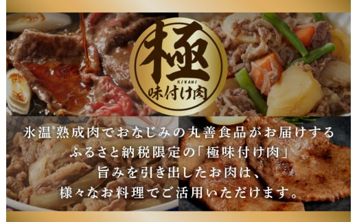 黒毛和牛 サーロイン/リブロース/花咲カルビ ステーキ 食べ比べセット 合計600g（200g×3種）【極味付け肉】 CFX0041