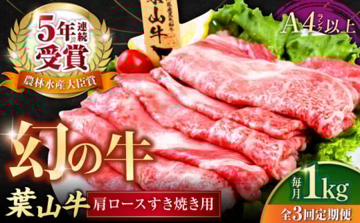 【全3回定期便】葉山牛肩ロースすき焼き用 250g×4パック 小分け 牛肉 すきやき 冷凍  計1.0kg とろける 国産牛 贅沢 牛肉 切り落とし うす切り 高級和牛 1キロ 冷凍 黒毛和牛 国産 和牛 肩ロース 赤身 希少品種 小分け すき焼き すきやき しゃぶしゃぶ ぎゅうにく きりおとし たっぷり 大容量 横須賀 お取り寄せ【株式会社羽根】 [AKAG039]