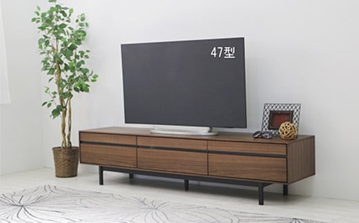 【開梱・設置】ロゼッタ 180cm テレビボード（ウォールナット）　AX063