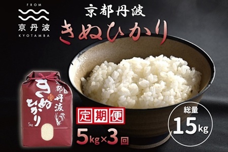 【3回定期便】 京丹波きぬひかり 5kg×3カ月連続 合計15kg 令和8年産  [030MB002R]
