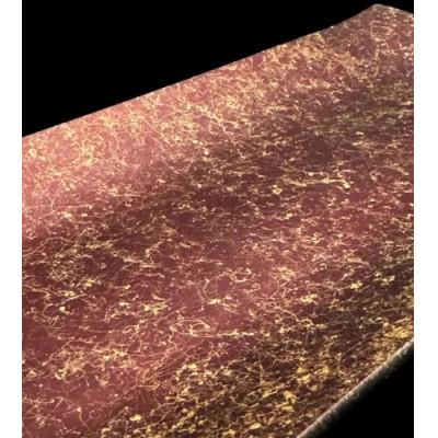 ふるさと納税 海南市 波レクタングルプレート 　乱糸(マット仕上げ)赤溜 |  | 02