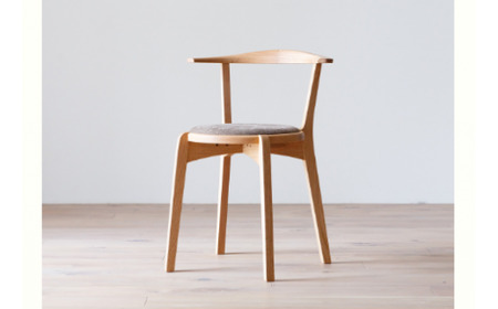 天然木チェア 椅子 ダイニング スタッキング / ウォールナット材 または オーク材 【HIRASHIMA AGILE Side Chair ファブリック】 受注生産