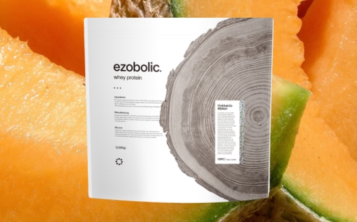 【北海道メロン風味】 EZOBOLIC プロテイン 1kg 【 定期便 3回 】