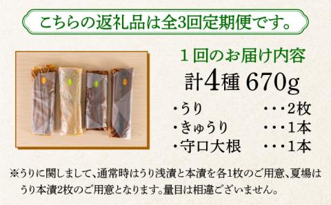 【全3回定期便】【明治神宮ご奉献品】奈良漬 「琥珀漬」670g ご家庭用 詰め合わせ 《築上町》【有限会社奈良漬さろん安部】奈良漬 奈良漬け [ABAE028]