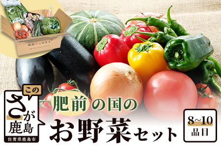 【野菜ソムリエ選定】 肥前の国のお野菜詰め合わせセット A-4